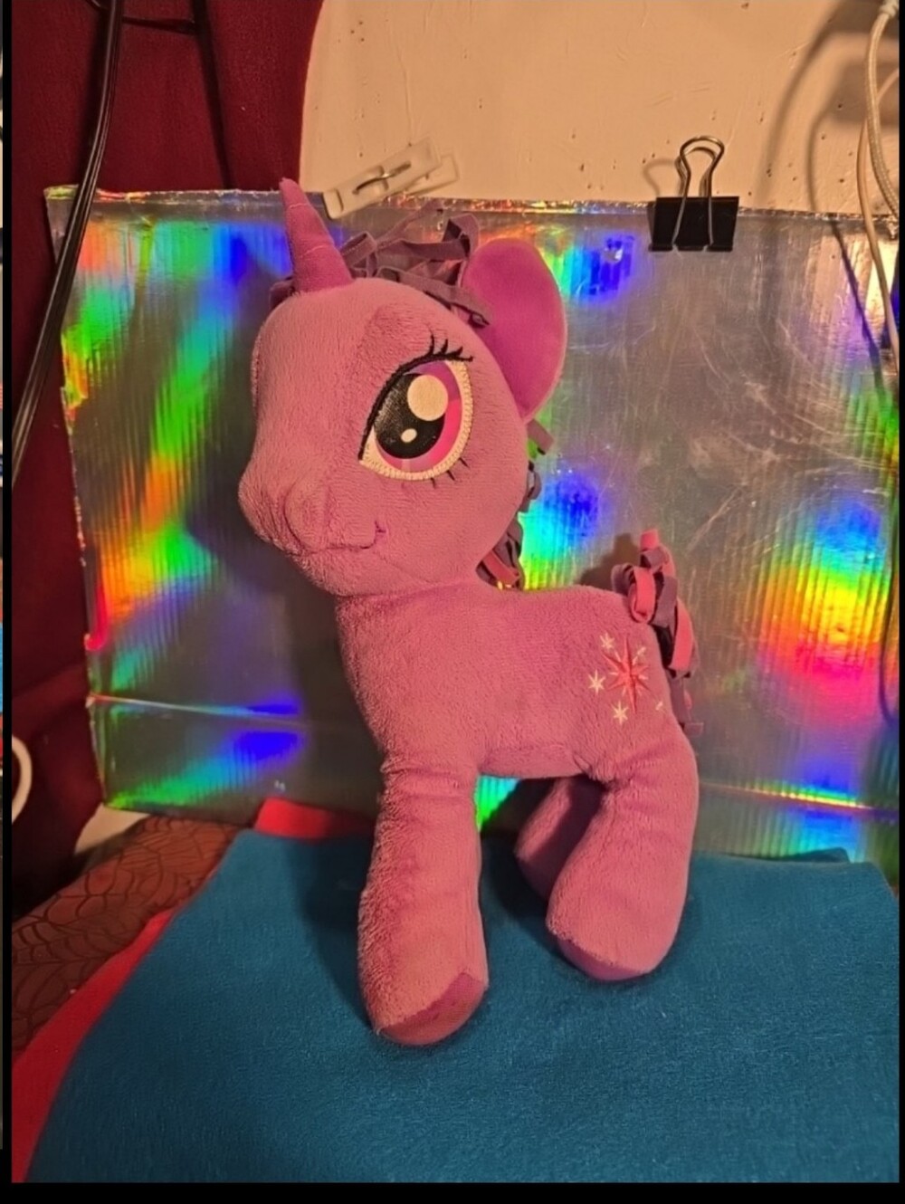 052826 Hasbro Funrise My Little Pony 2012 Twilight Sparkle Plush Purple Unicornb